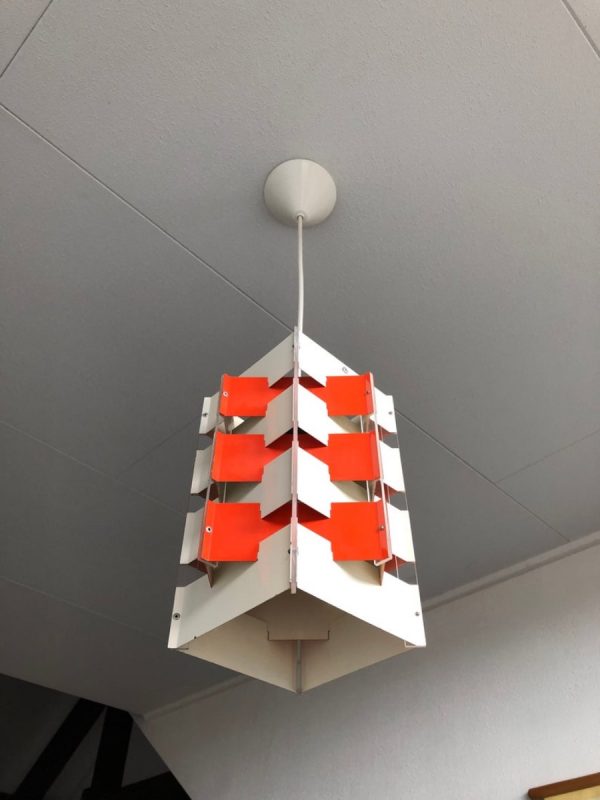 ANVIA - 60's Pendent Light - Jan Hoogervorst - Dutch Design Lamp - red