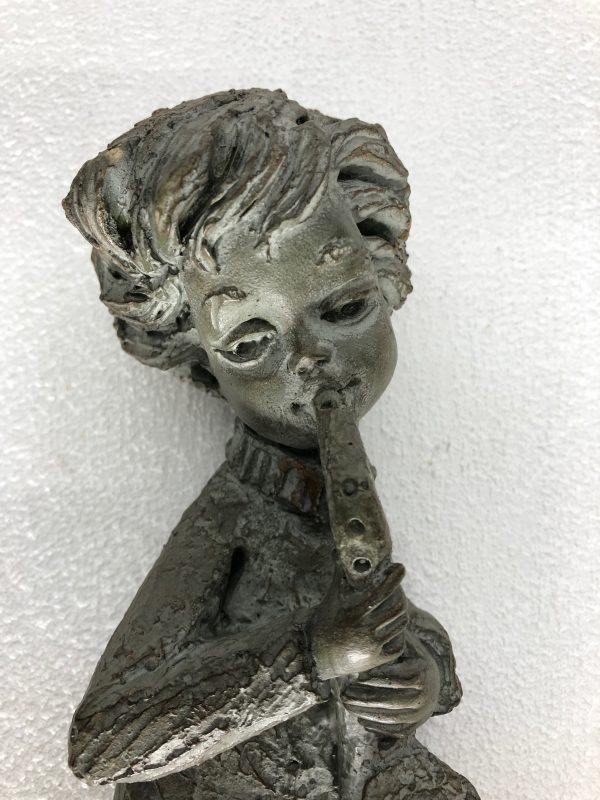 Ceramic Wall Decoration, Boy with Saxophone - Image 9