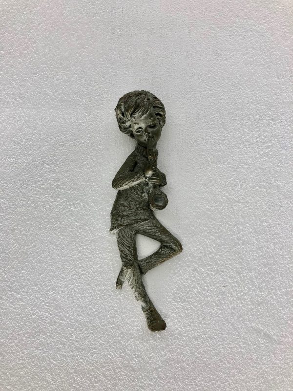 Ceramic Wall Decoration, Boy with Saxophone - Image 10
