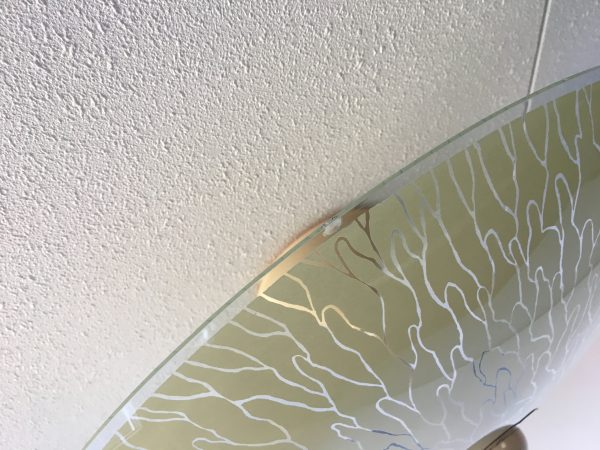 50's Glass Ceiling Lamp - Image 7