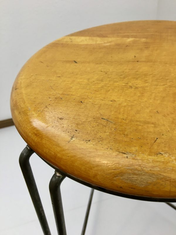 1930, 1950, design, Furniture, industrial, Jan_van_der_Togt, Kruk, Midcentury_modern, original, retro, Stool, Tomado_Holland, tripod, vintage