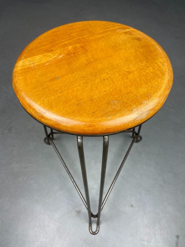 Industrial-Tomado-stool-Jan_van_der_Togt-Vintage-tripod-1930s-design-krukje-Holland-echtvintage-echt-