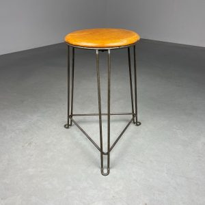 echtvintage Industrial Tomado stool - Jan van der Togt -echt Vintage tripod -1930's design krukje - Holland