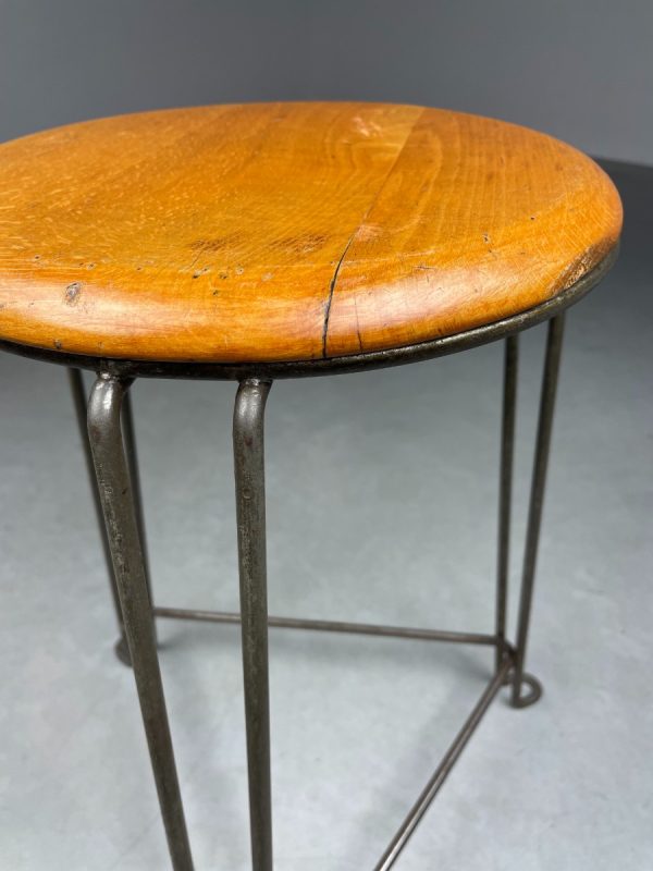 Industrial-Tomado-stool-Jan_van_der_Togt-Vintage-tripod-1930s-design-krukje-Holland-echtvintage-echt-