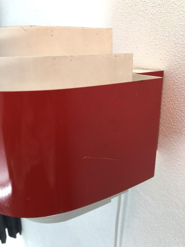 Svera Space Age Wall Light - Red - Image 8