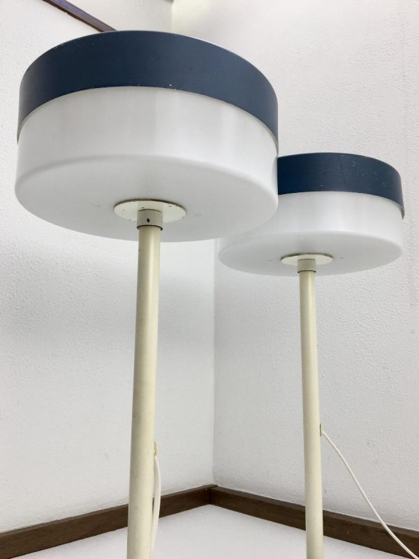 Very Rare 50's Table Light Set - Philips - Louis Kalff Lamp echt vintage