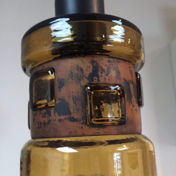 Glass Copper Pendant Light - Image 6