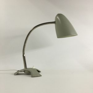 Vintage desk light - 60's design - retro table xl lamp - rare tripod flexible gooseneck