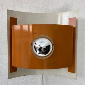 Orange Anvia metal wall light