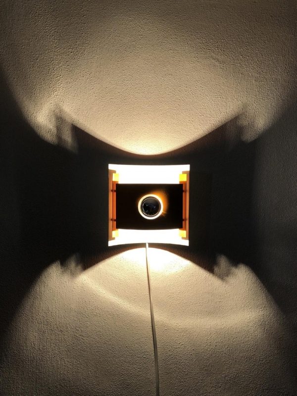 Orange Anvia metal wall light - Image 3