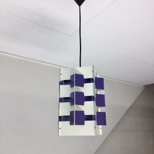 ANVIA - 60's Pendent Light - Jan Hoogervorst - Dutch Design Lamp - Purple echt vintage