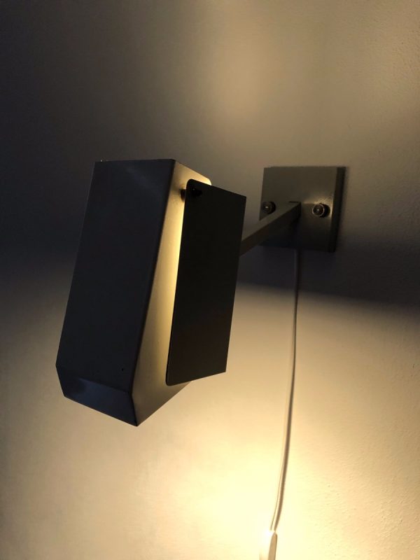 Hiemstra Evolux Metal Wall Light - Modern 60's Lamp echt vintage