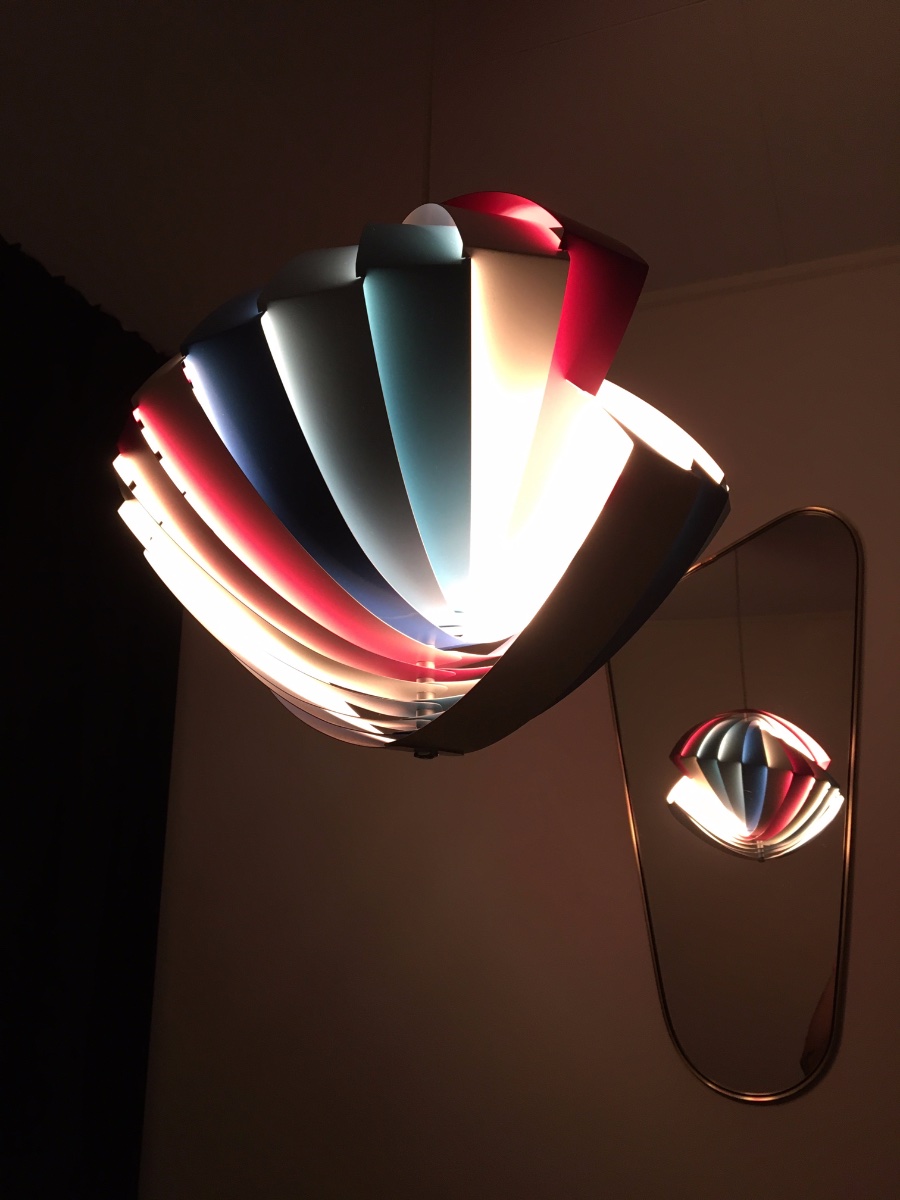 Konkylie Louis Weisdorf Ceiling Lamp Echt Vintage