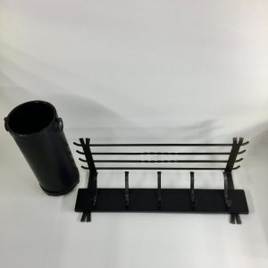 Large Vintage Mid Century Coat Rack with Umbrella Stand