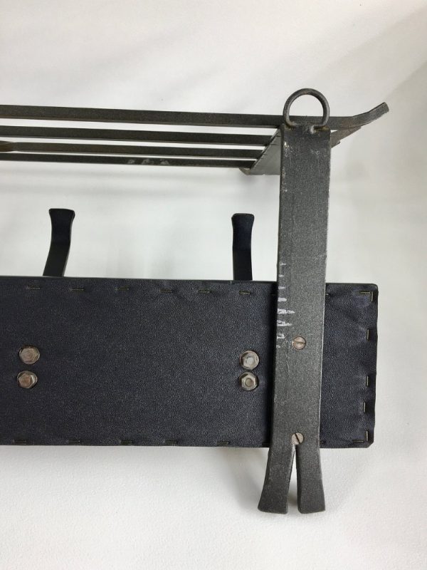 Large Vintage Mid Century Coat Rack with Umbrella Stand - Image 10
