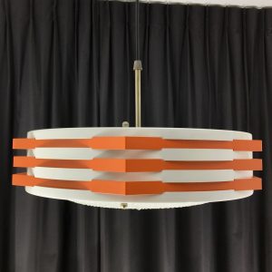 Modern Pendent Light - Rare 70's Metal Lamp - Vintage Philips - ANVIA Hoogervorst Style