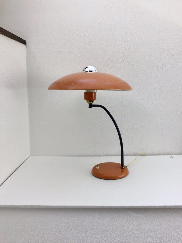 Philips 50's metal table lamp - rare Louis Kalff light