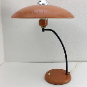 Philips 50's metal table lamp - rare Louis Kalff light