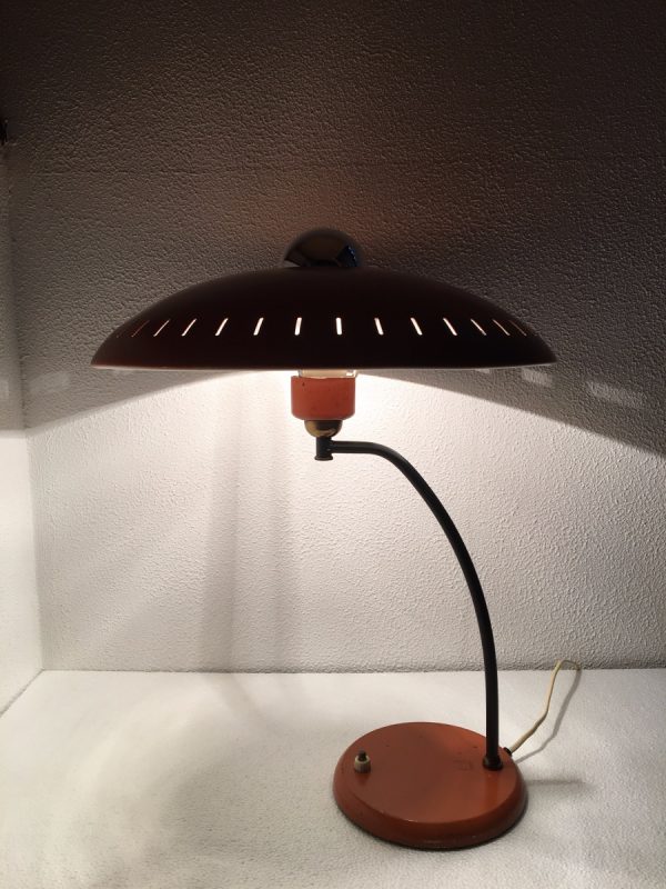 Philips 50's metal table lamp - rare Louis Kalff light
