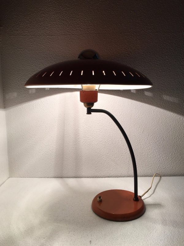 Philips 50's metal table lamp - rare Louis Kalff light