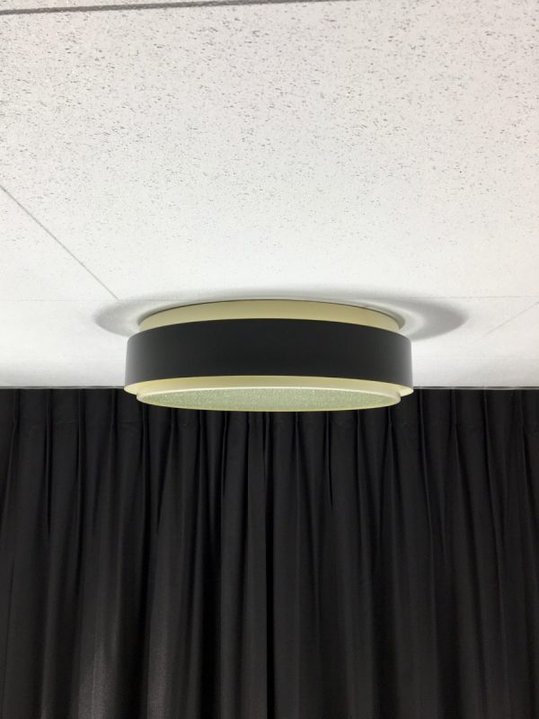 RAAK Amsterdam ceiling light R-39 - vintage glass metal lamp - Modern Mid Century Dutch Design