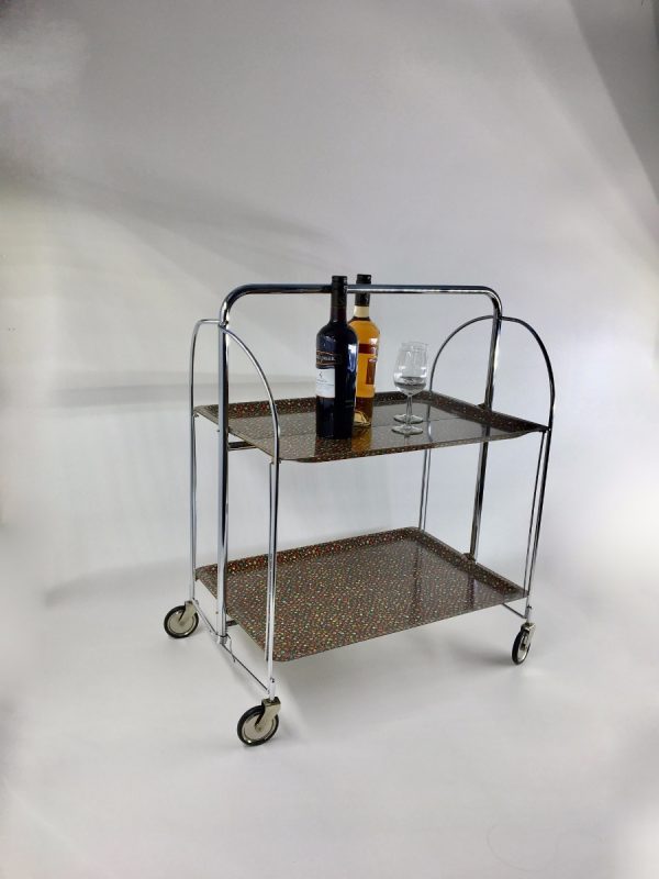 Midcentury Serving Trolley Bremshey Gerlinol