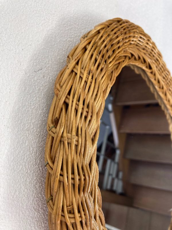 Rattan Oval Mirror - Image 6