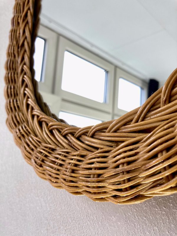 Rattan Oval Mirror - Image 9