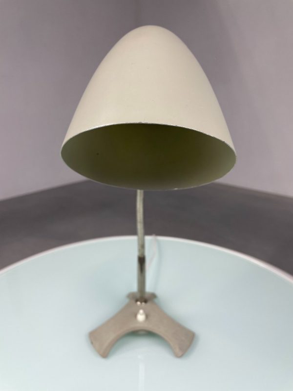 echtvintage echt Vintage desk light - 60s design lighting - retro xl table lamp - rare tripod flexible gooseneck
