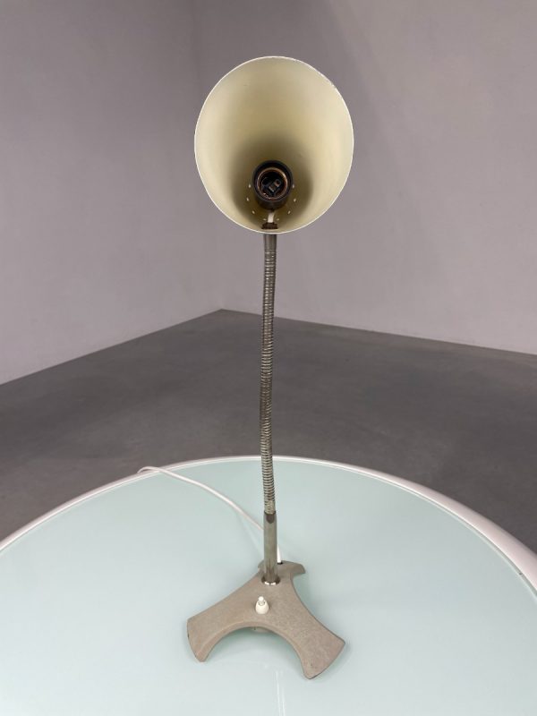 echtvintage echt Vintage desk light - 60s design lighting - retro xl table lamp - rare tripod flexible gooseneck