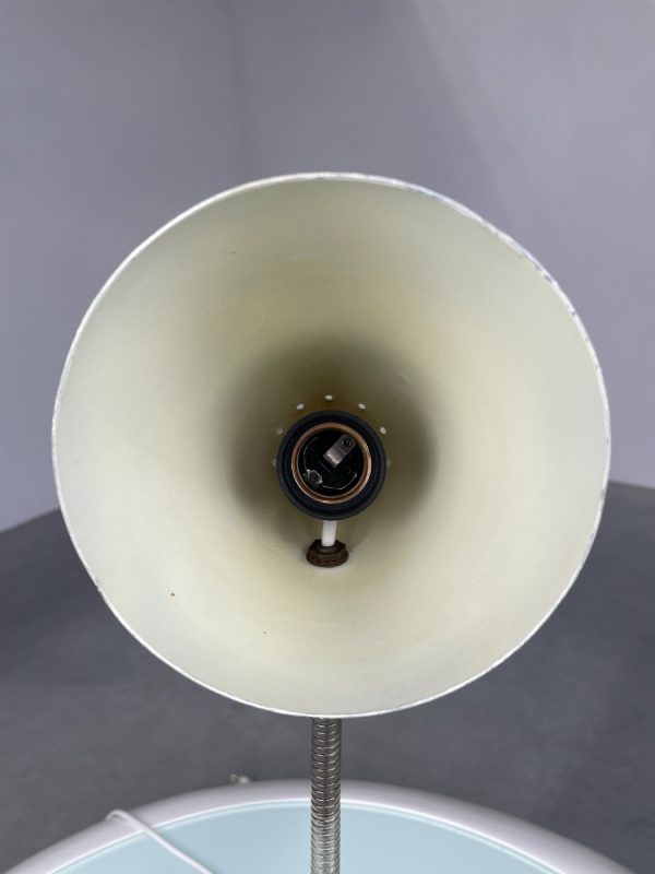 echtvintage echt Vintage desk light - 60s design lighting - retro xl table lamp - rare tripod flexible gooseneck