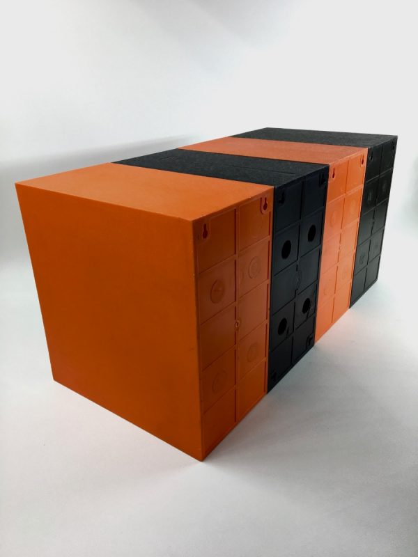 vintage Record Holders - Dutch lp box - 12 inch vinyl box
