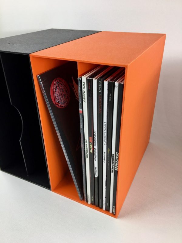 vintage Record Holders - Dutch lp box - 12 inch vinyl box