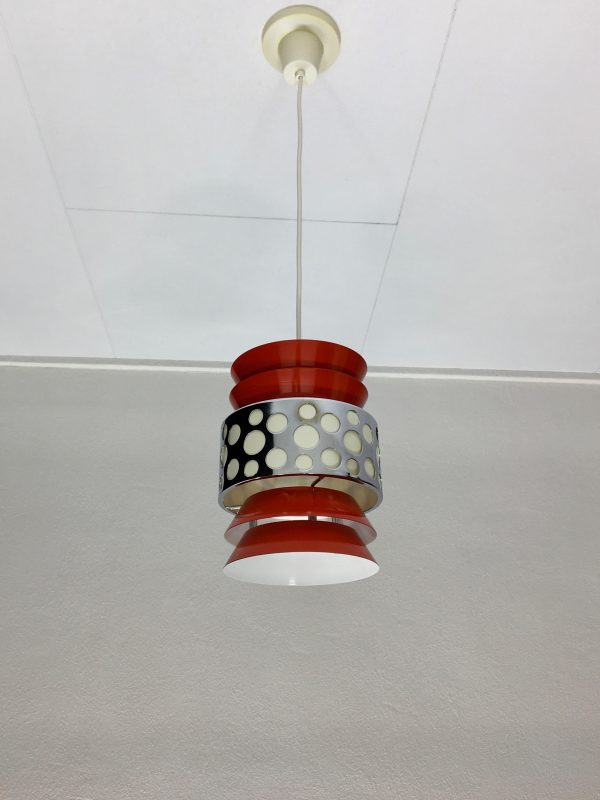 Space age light pendant - 70's lamp by Massive Belgium