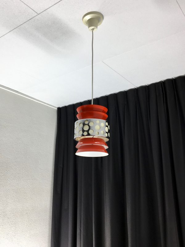 Space age light pendant - 70's lamp by Massive Belgium
