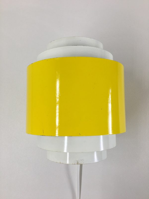 Yellow Svera space age wall light - Hans Agne Jakobsson Nederland