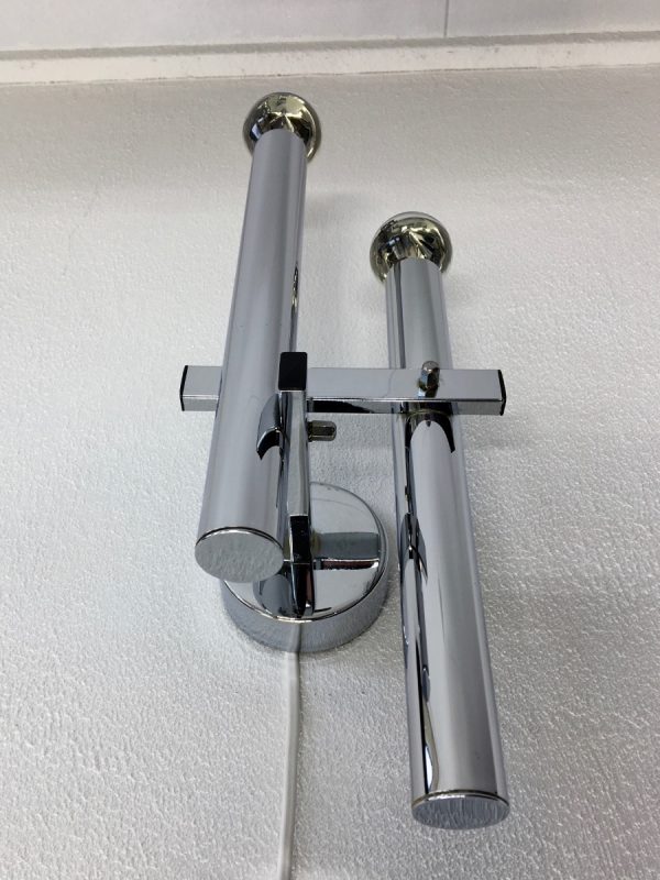 Sciolari Boulanger chrome metal wall light - Image 5