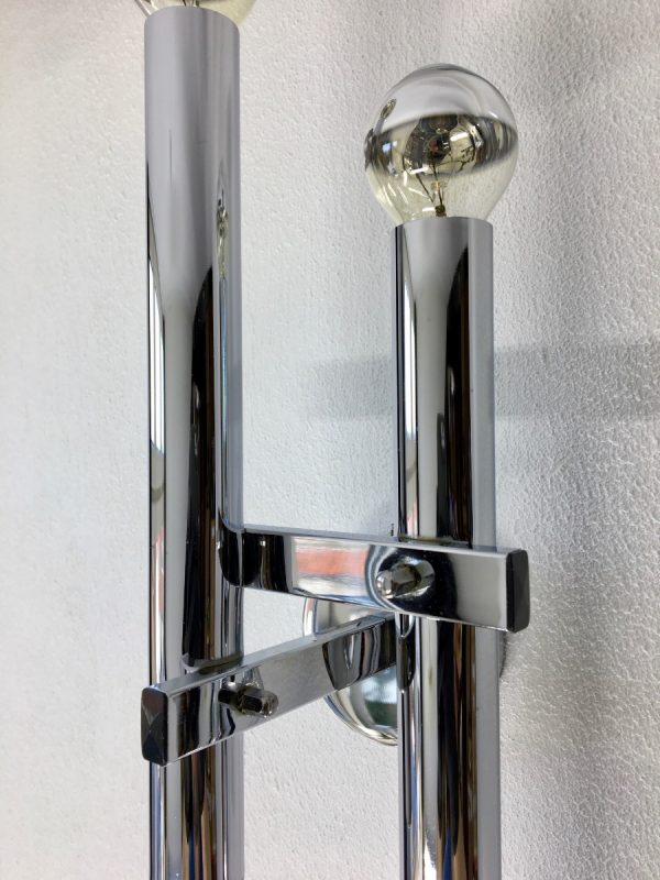 Sciolari Boulanger chrome metal wall light - Image 10
