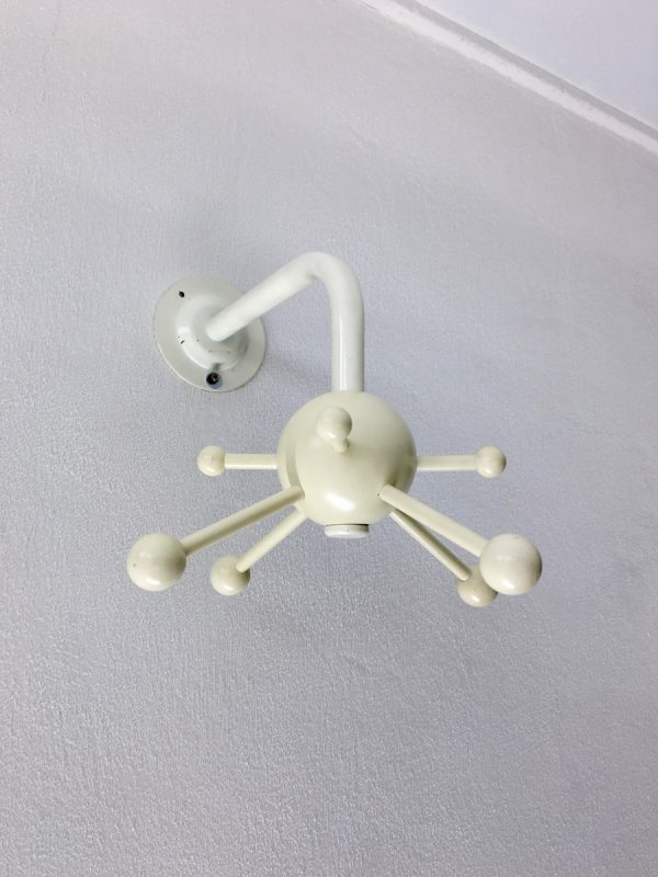 Vintage IKEA Sputnik 70s coat rack - Osvaldo Borsani - Space age white wall hanger