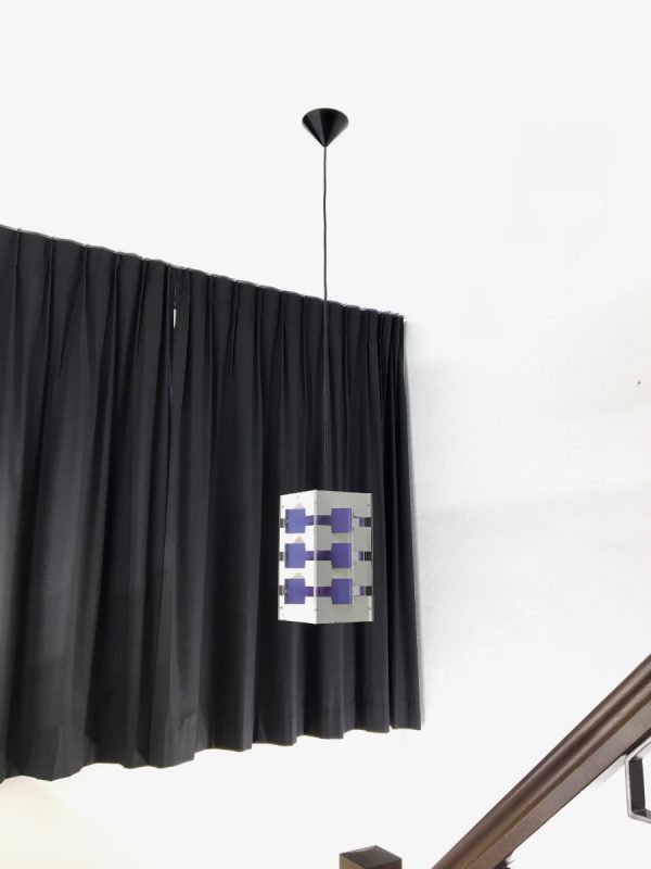 ANVIA pendent lamp - Jan Hoogervorst - 60's Dutch design light - purple