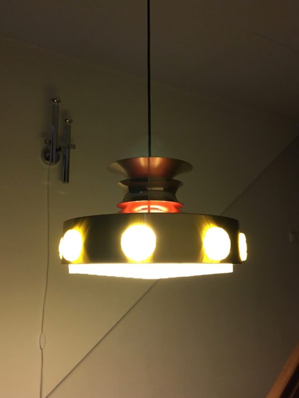 Lyskaer Belysning pendent light - Scandinavian modern 70's lamp - Danish design