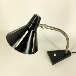 Hala Zeist no. 20 Solar series lamp - Zonneserie 50's - Dutch design - vintage Aluminium desk light