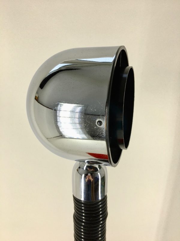 Vintage Targetti pinch lamp - Italian clip light - chrome space age gooseneck clamp lamp