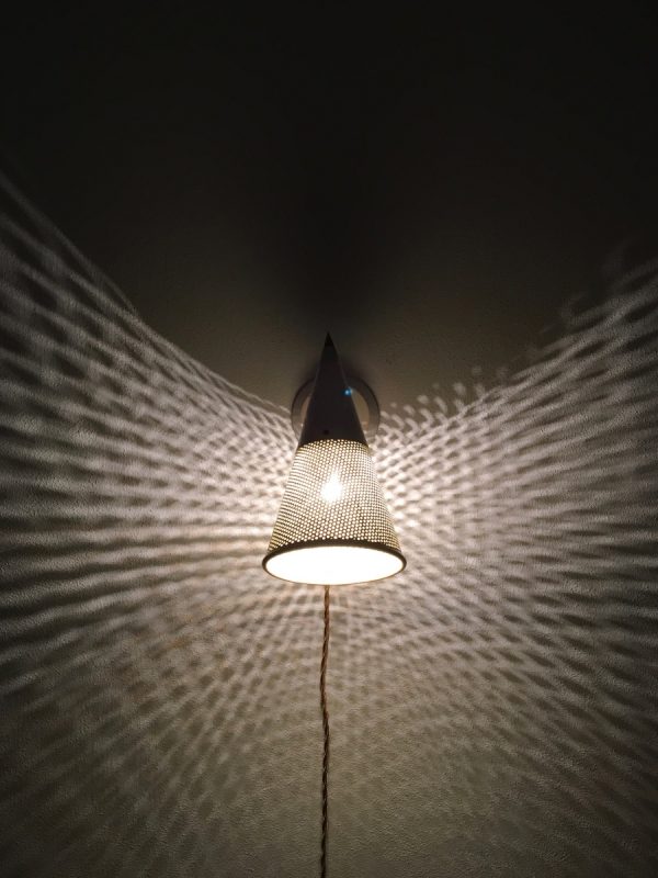 50's modern wall light - Philips lamp - Dutch design - mid century vintage Pilastro era