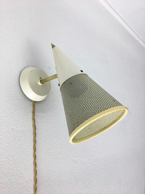 50's modern wall light - Philips lamp - Dutch design - mid century vintage Pilastro era