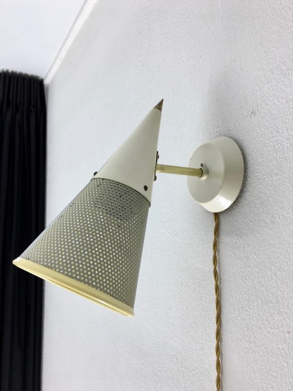 50's modern wall light - Philips lamp - Dutch design - mid century vintage Pilastro