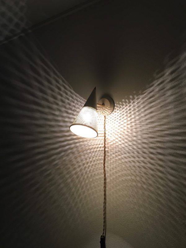 50's modern wall light - Philips lamp - Dutch design - mid century vintage Pilastro era
