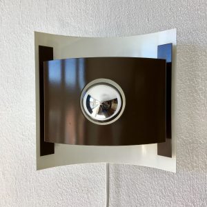 ANVIA Almelo wall light - brown metal 70's lamp