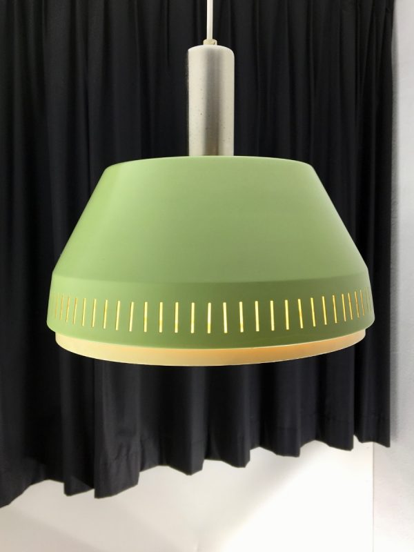 Mid Century design hanging lamp - 60's modern pendant light - Rockabilly - metal Philips