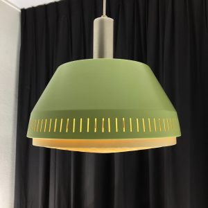 Mid Century design hanging lamp - 60's modern pendant light - Rockabilly - metal Philips